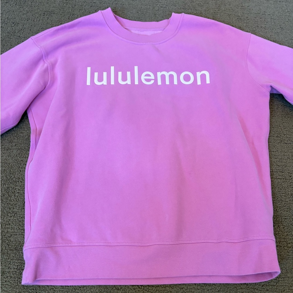 Lululemon Pink Sweatshirt
